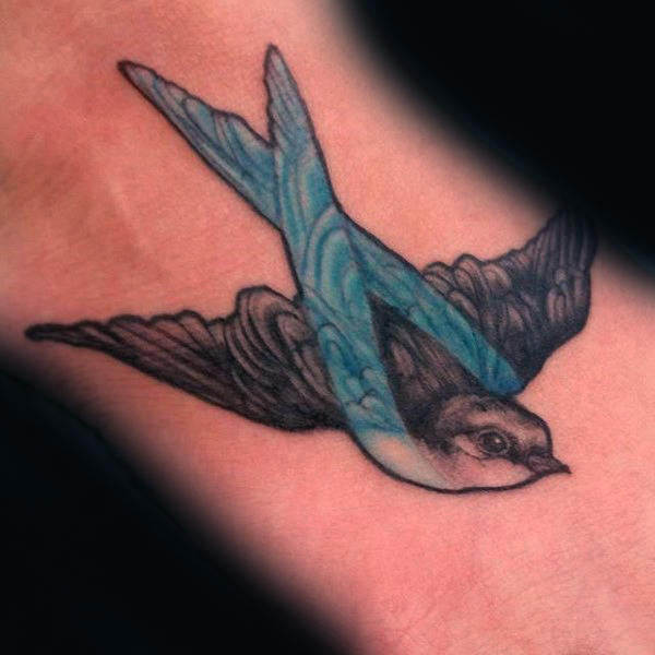 Schleife tattoo gegen den Krebs 33